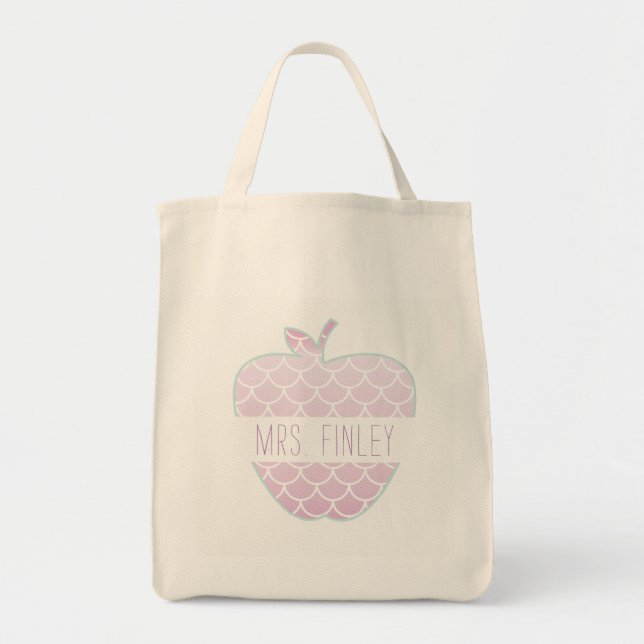 Tote Bag La sirène mesure le professeur personnalisé par (Devant)