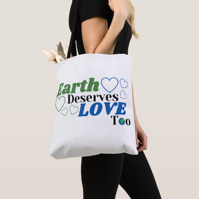 Tote Bag La Terre Mérite L'Amour Trop Féminin (De près)