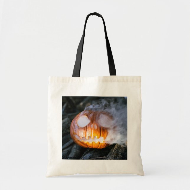 Tote Bag La tête Jack-o-Lantern d'un cavalier sans tête (Devant)