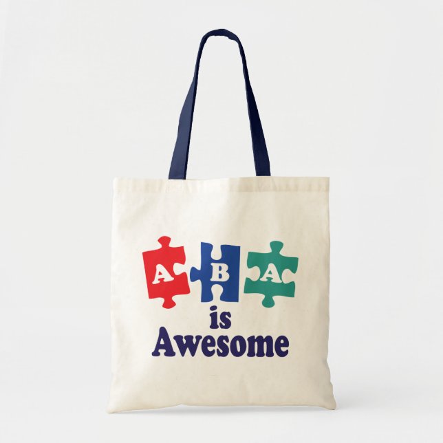 Tote Bag La thérapie d'aba est impressionnante (Devant)