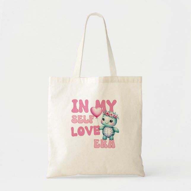 Tote Bag La tortue d'amour de la Saint Valentin (Devant)