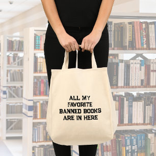 Tote Bag La typographie des livres interdits