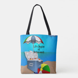 Tote Bag La vie commence à la retraite