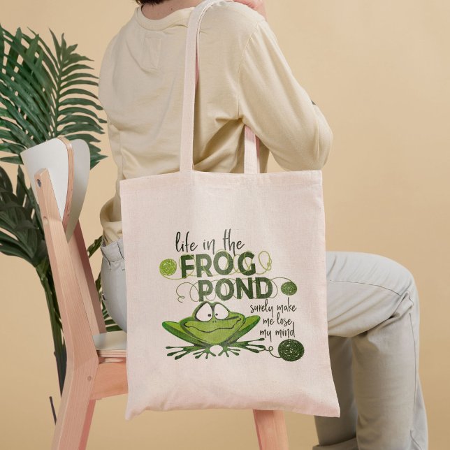 Tote Bag La Vie Dans L'Étang De Grenouilles (Créateur téléchargé)