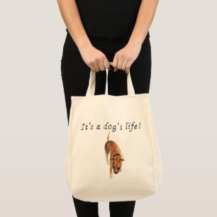 Tote Bag La vie de chien Staffordshire Bull Terrier Staffie