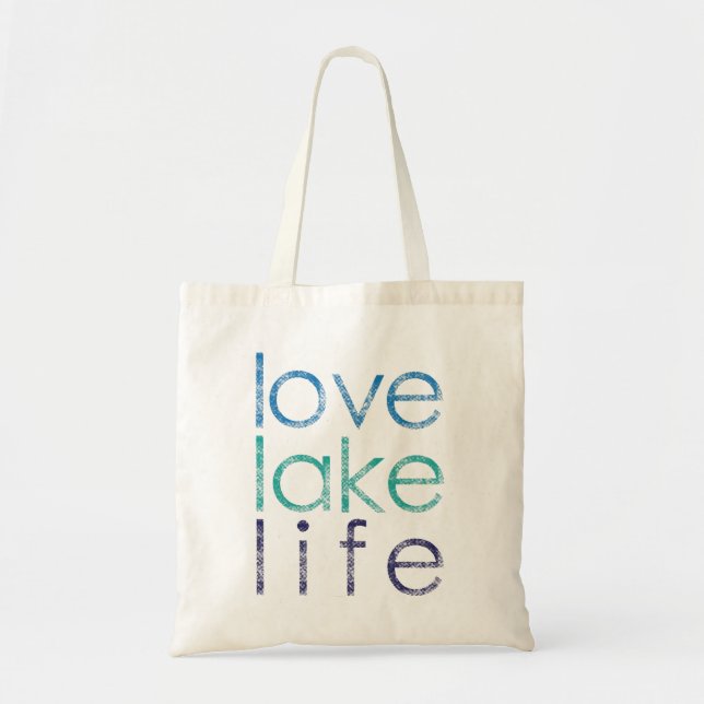 Tote Bag La vie de lac love (Devant)