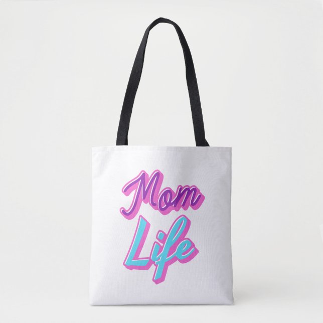 TOTE BAG LA VIE DE MOM (Devant)