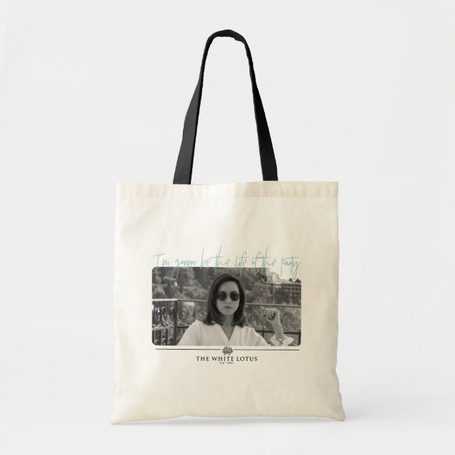 Tote Bag La vie du Parti - Le Lotus Blanc (Devant)