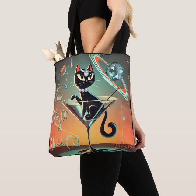 Tote Bag La Vie D'Un Chat De Femme De Chaussure (De près)