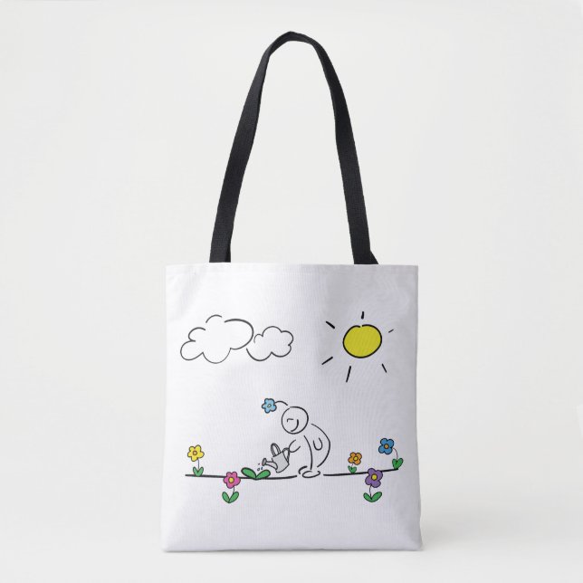 Tote Bag La vie est beau Fourre-tout (Devant)