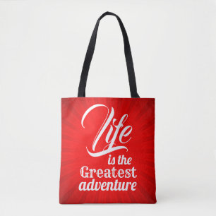 Tote Bag La vie est la plus grande aventure