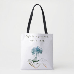Tote Bag La vie est un voyage, pas une course