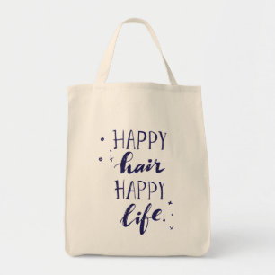 Tote Bag La vie heureuse de cheveux heureux