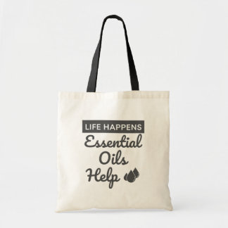 Tote Bag La vie se passe : Les huiles essentielles aident 2