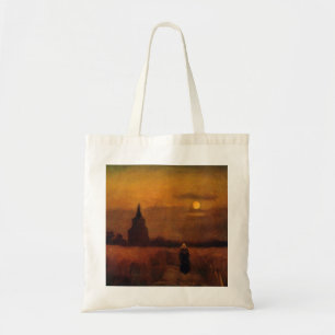 Tote Bag La Vieille Tour Dans Les Champs de Vincent van Gog