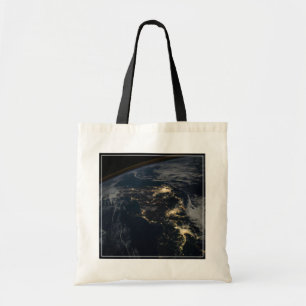 Tote Bag La Ville Éclairait Le Japon La Nuit.