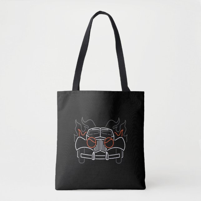 Tote Bag La voiture de Cruella De Vil (Devant)
