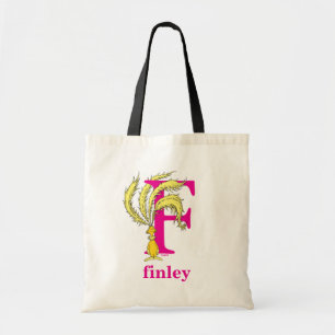 Tote Bag L'ABC de Dr. Seuss : Lettre F - Rose   Ajoutez vot