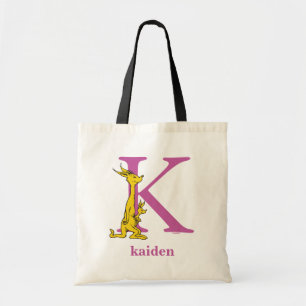 Tote Bag L'ABC de Dr Seuss : Lettre K - Violet Ajoutez vo