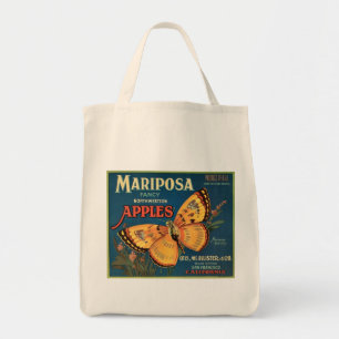 Tote Bag Label Crate Mariposa Apples