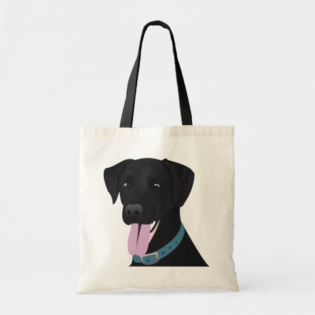 Tote Bag Laboratoire noir (Devant)