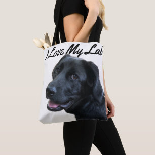 Tote Bag Labrador Retriever I Love My Lab
