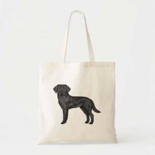 Tote Bag Labrador Retriever Noir Adorable Chien de Dessin A