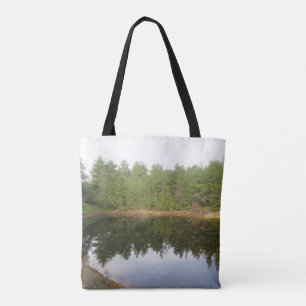 Tote Bag Lac de réflexion des pins