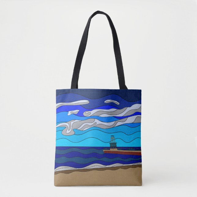 Tote Bag Lac Michigan - Fourre-tout (Devant)