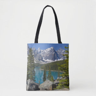 Tote Bag Lac Moraine, Rocheuses canadiennes, Alberta, Canad