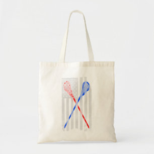 Tote Bag Lacrosse Lax American Flag.png
