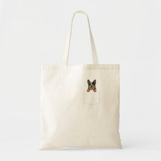 Tote Bag L'Adorable Petit Chien De Combat Australien Dans L