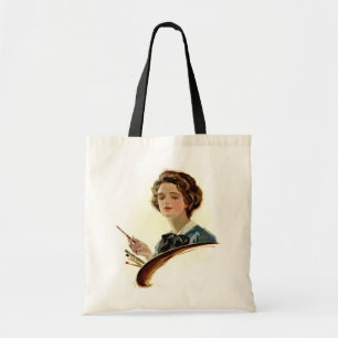 Tote Bag Lady Artist