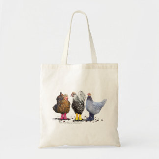 Tote Bag Lady Chickens
