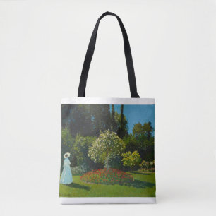 Tote Bag Lady in the Garden 1867 par Claude Monet