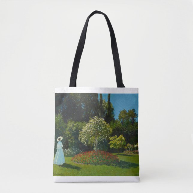 Tote Bag Lady in the Garden 1867 par Claude Monet (Devant)