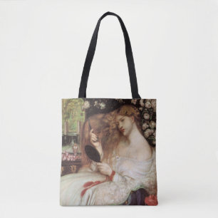Tote Bag Lady Lilith de Rossetti, Portrait Victorien Vintag