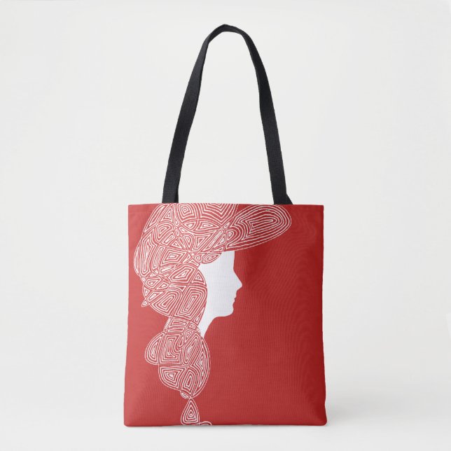 Tote Bag Lady Red (Devant)
