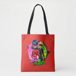Tote Bag Ladybug & Cat Noir   Lucky & Charming