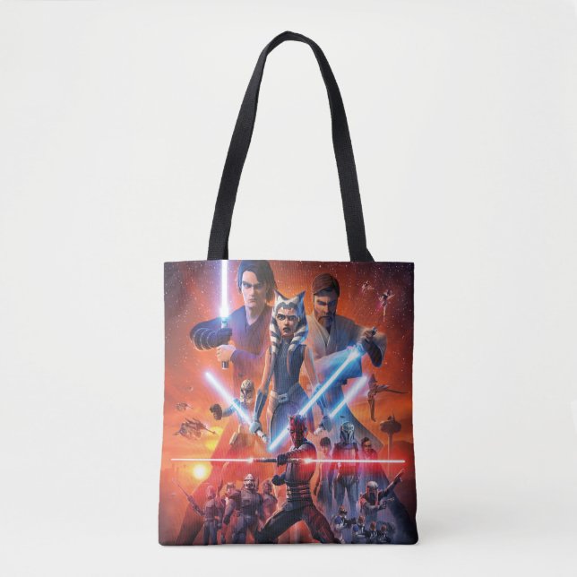 Tote Bag L'affiche Clone Wars (Devant)