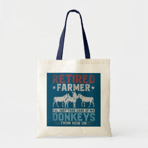 Tote Bag L'Agriculteur Retraité Va Juste Prendre Soin De Me
