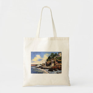 Tote Bag Laguna Beach, Californie, Vue Vintage