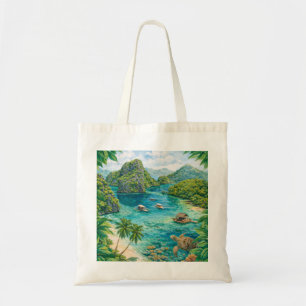 Tote Bag Lagune tropicale de Coron Philippines