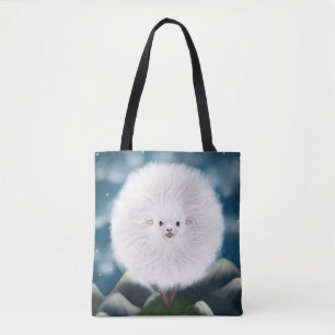 Tote Bag Laine Whimsical : Moutons Super Fluffy Silly sur