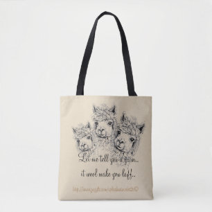 Tote Bag "Laisse-moi te dire un fil..."