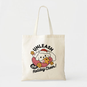 Tote Bag Laisser la joie des fêtes - Noël de chien mignon
