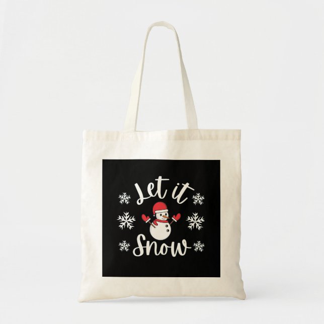 Tote Bag Laisser neiger Noël hiver (Devant)