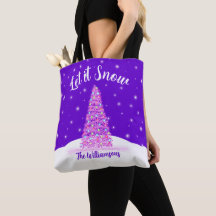 Laisser neiger rose sapin vacances