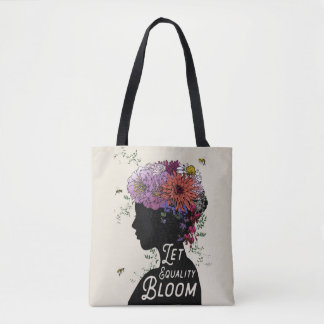 Tote Bag Laissez la fleur d'égalité - Fourre-tout
