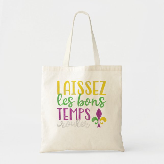 Tote Bag Laissez Les Bons Temps Rouler Mardi Gras New Orlea (Devant)